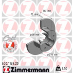 ZIMMERMANN Bremsscheibe