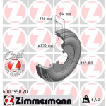 ZIMMERMANN Bremstrommel