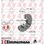 ZIMMERMANN Bremsscheibe