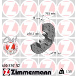 ZIMMERMANN Bremsscheibe