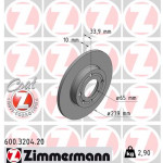 ZIMMERMANN Bremsscheibe