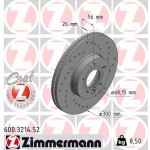 ZIMMERMANN Bremsscheibe