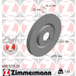ZIMMERMANN Bremsscheibe