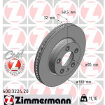 ZIMMERMANN Bremsscheibe