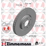 ZIMMERMANN Bremsscheibe