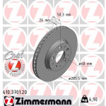 ZIMMERMANN Bremsscheibe