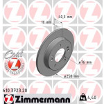 ZIMMERMANN Bremsscheibe