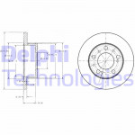 DELPHI Bremsscheibe