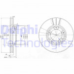 DELPHI Bremsscheibe