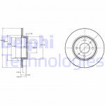 DELPHI Bremsscheibe