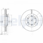 DELPHI Bremsscheibe