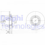 DELPHI Bremsscheibe