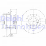 DELPHI Bremsscheibe