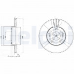 DELPHI Bremsscheibe