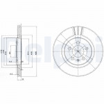 DELPHI Bremsscheibe