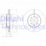 DELPHI Bremsscheibe