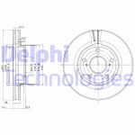 DELPHI Bremsscheibe
