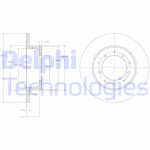 DELPHI Bremsscheibe