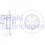 DELPHI Bremsscheibe