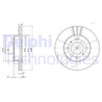 DELPHI Bremsscheibe
