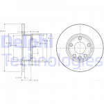 DELPHI Bremsscheibe