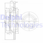 DELPHI Bremsscheibe