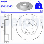 DELPHI Bremsscheibe