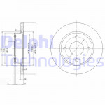 DELPHI Bremsscheibe