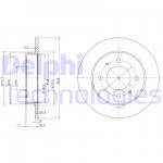 DELPHI Bremsscheibe