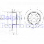 DELPHI Bremsscheibe