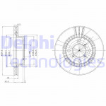 DELPHI Bremsscheibe