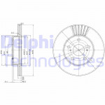 DELPHI Bremsscheibe