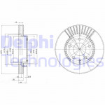 DELPHI Bremsscheibe