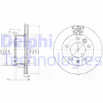 DELPHI Bremsscheibe