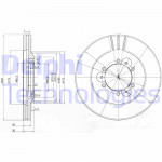 DELPHI Bremsscheibe