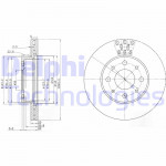 DELPHI Bremsscheibe