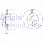 DELPHI Bremsscheibe