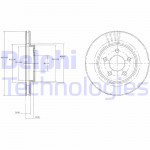 DELPHI Bremsscheibe