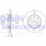 DELPHI Bremsscheibe