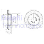 DELPHI Bremsscheibe