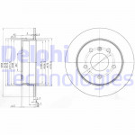 DELPHI Bremsscheibe