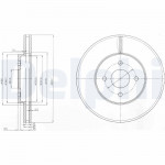 DELPHI Bremsscheibe
