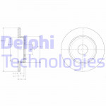 DELPHI Bremsscheibe