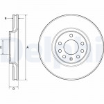 DELPHI Bremsscheibe