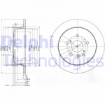 DELPHI Bremsscheibe