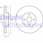 DELPHI Bremsscheibe