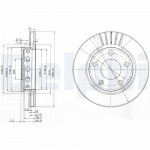 DELPHI Bremsscheibe