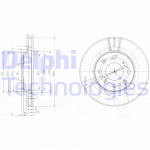 DELPHI Bremsscheibe
