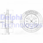DELPHI Bremsscheibe