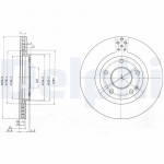 DELPHI Bremsscheibe